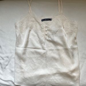 Abercrombie and Fitch Cream Lace Camisole